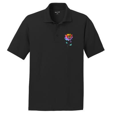 Autism Awareness Sunflower Be Kind Puzzle Mom Support K Gift PosiCharge RacerMesh Polo