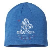 Aquarius Astrological Sign Retro Zodiac Gift Sustainable Beanie