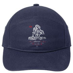 Aquarius Astrological Sign Retro Zodiac Gift 7-Panel Snapback Hat