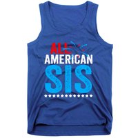 All American Sis Sister 4th Of July Usa Family Matching Gift Tank Top