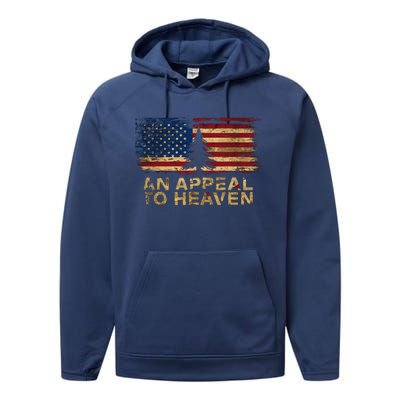 An Appeal To Heaven Patriotic And Inspirational Performance Fleece Hoodie