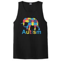 Autism Awareness Tees Elephant Puzzle PosiCharge Competitor Tank