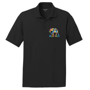 Autism Awareness Tees Elephant Puzzle PosiCharge RacerMesh Polo