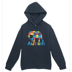 Autism Awareness Tees Elephant Puzzle Urban Pullover Hoodie