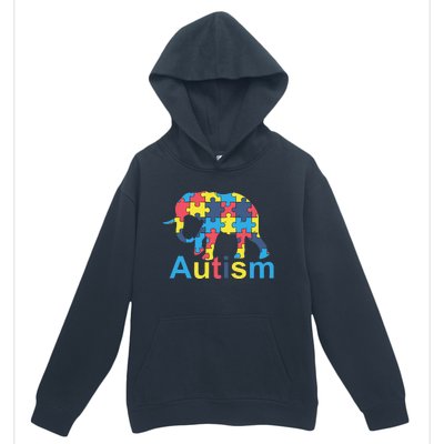 Autism Awareness Tees Elephant Puzzle Urban Pullover Hoodie