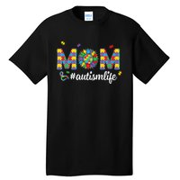 Autism Awareness Tee Mom Life For Autism Mom Tall T-Shirt