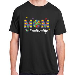 Autism Awareness Tee Mom Life For Autism Mom Adult ChromaSoft Performance T-Shirt