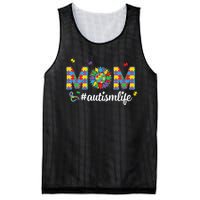 Autism Awareness Tee Mom Life For Autism Mom Mesh Reversible Basketball Jersey Tank