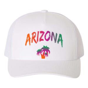 Arizona AZ Text Print Classic Yupoong Adult 5-Panel Trucker Hat