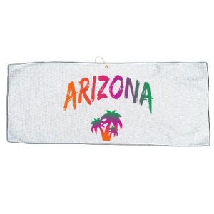 Arizona AZ Text Print Classic Large Microfiber Waffle Golf Towel