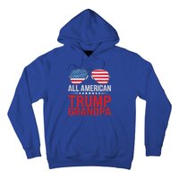 All American Trump Grandpa Flag Sunglasses Hoodie