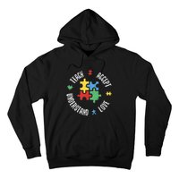 Autism Awareness Teacher Teach Accept Understand Love Hoodie