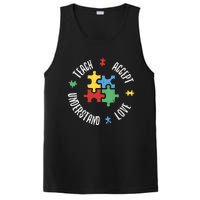 Autism Awareness Teacher Teach Accept Understand Love PosiCharge Competitor Tank