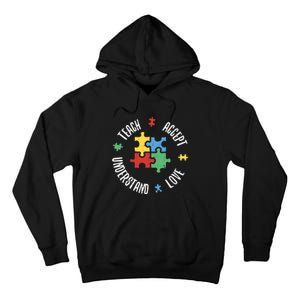 Autism Awareness Teacher Teach Accept Understand Love Tall Hoodie