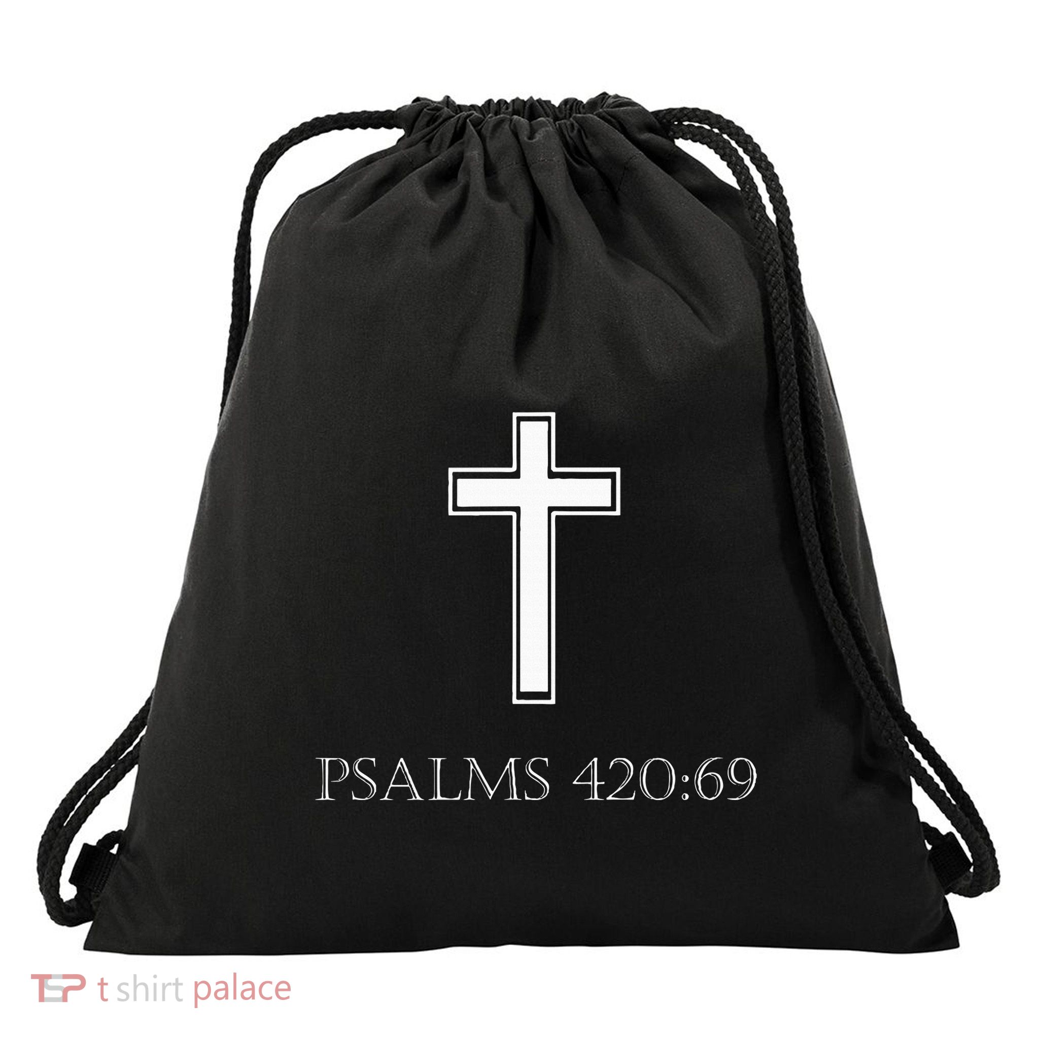 69 Funny Christian Atheist Bible Scripture Drawstring Bag