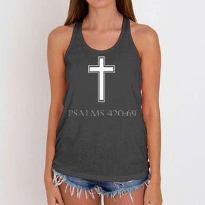 69 Funny Christian Atheist Bible Scripture Women's Knotted Racerback Tank