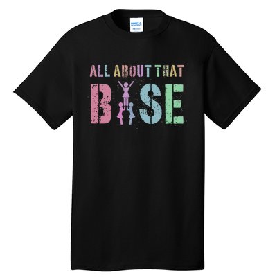 ALL ABOUT THAT BASE Purple Cheer Squad Tall T-Shirt