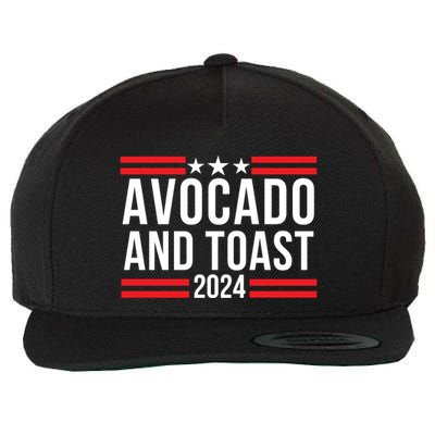 Avocado And Toast 2024 Healthy Foodie Political Election Wool Snapback Cap