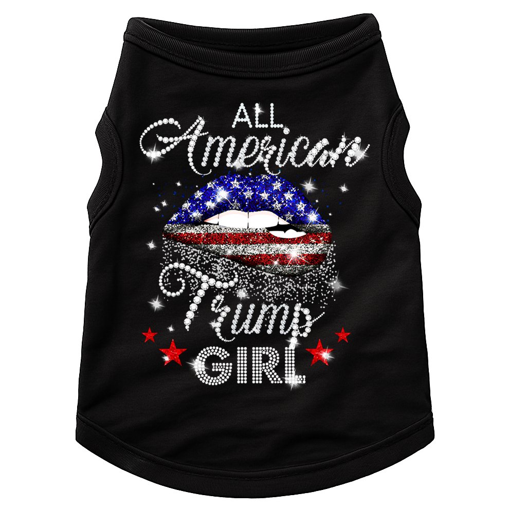All American Trump Girl Doggie Tank