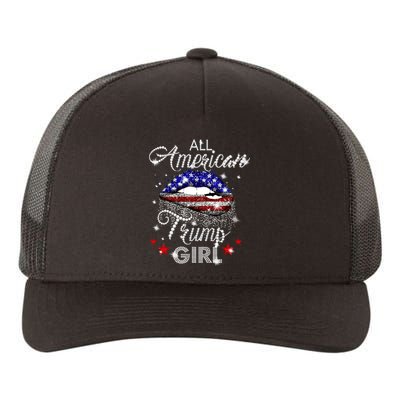 All American Trump Girl Yupoong Adult 5-Panel Trucker Hat