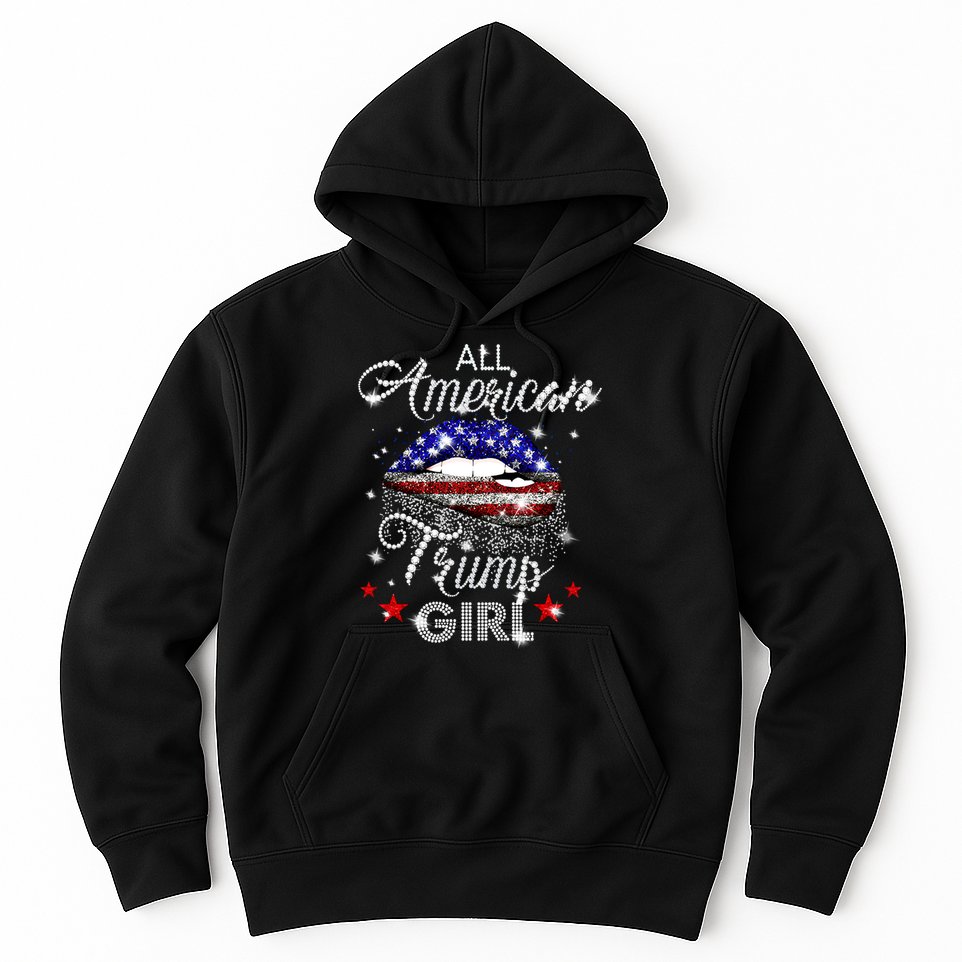 All American Trump Girl Hoodie