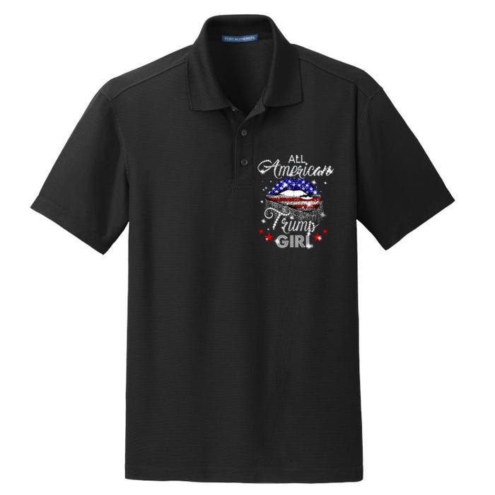 All American Trump Girl Dry Zone Grid Polo