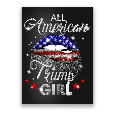 All American Trump Girl Poster
