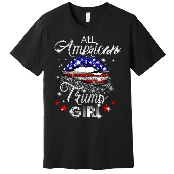 All American Trump Girl Premium T-Shirt