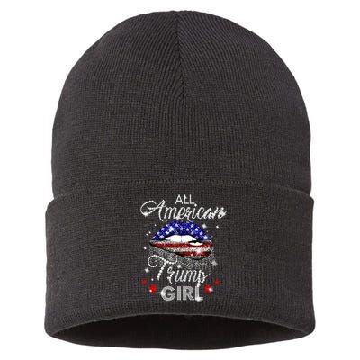 All American Trump Girl Sustainable Knit Beanie