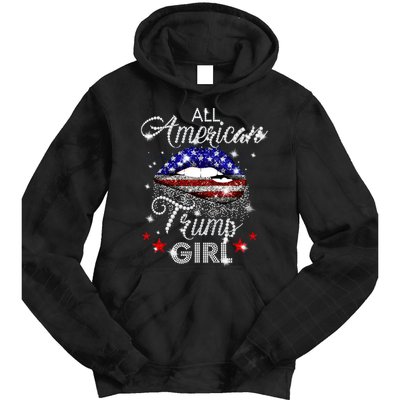 All American Trump Girl Tie Dye Hoodie