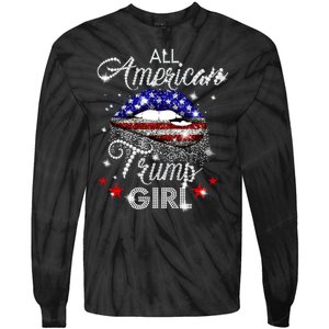 All American Trump Girl Tie-Dye Long Sleeve Shirt