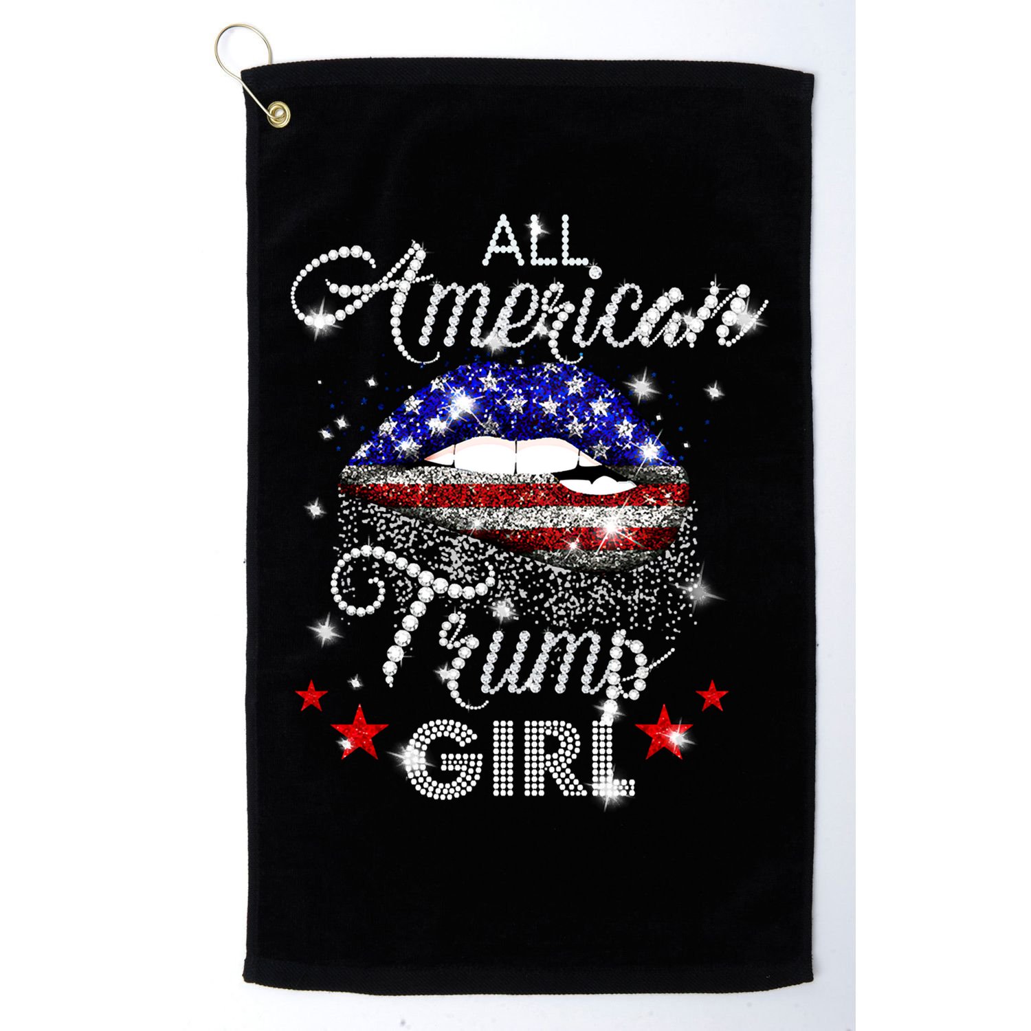 All American Trump Girl Golf Towel