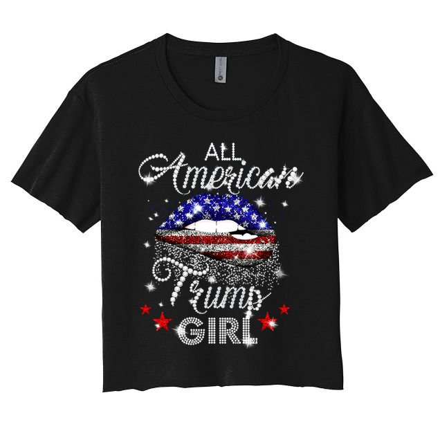 All American Trump Girl Crop Top