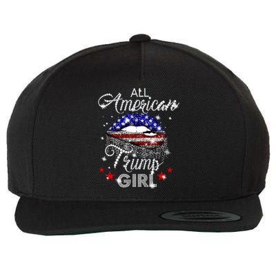 All American Trump Girl Wool Snapback Cap