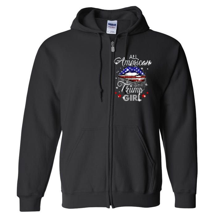 All American Trump Girl Full Zip Hoodie