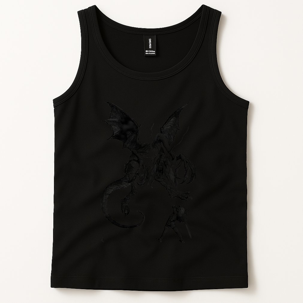 Alice And The Jabberwocky Alice In Wonderland Vintage Art Tank Top