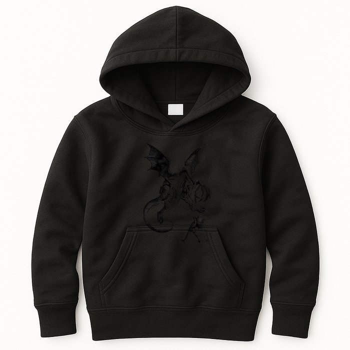 Alice And The Jabberwocky Alice In Wonderland Vintage Art Kids Hoodie