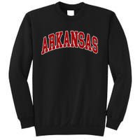 Arkansas Ar Throwback Design Print Classic Sweatshirt