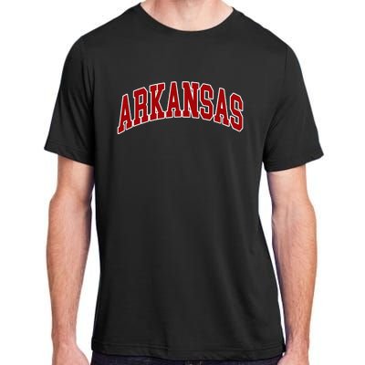 Arkansas Ar Throwback Design Print Classic Adult ChromaSoft Performance T-Shirt