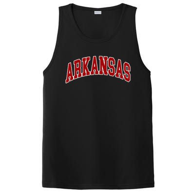 Arkansas Ar Throwback Design Print Classic PosiCharge Competitor Tank