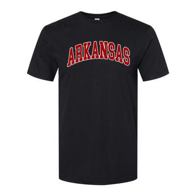 Arkansas Ar Throwback Design Print Classic Softstyle CVC T-Shirt