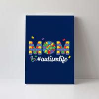 Autism Awareness Tee Mom Life For Autism Mom Canvas