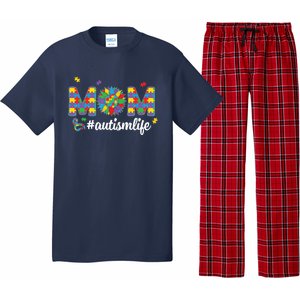 Autism Awareness Tee Mom Life For Autism Mom Pajama Set