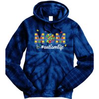 Autism Awareness Tee Mom Life For Autism Mom Tie Dye Hoodie