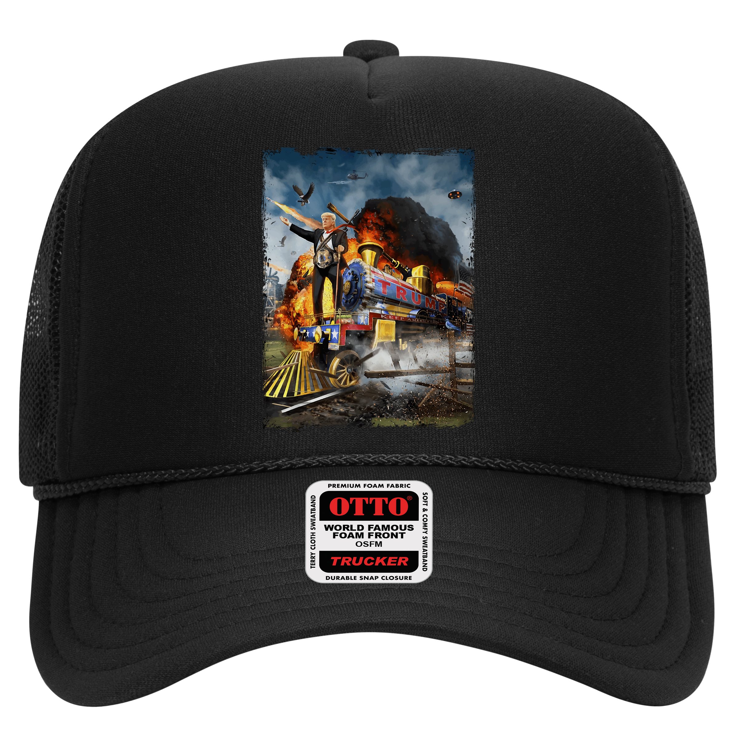 All Aboard The Trump Train Graphic Art Hat
