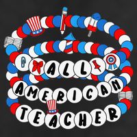 All American Teacher 4th July Bracelet Teacher Appreciation Hat