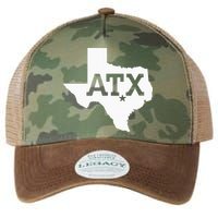 ATX Austin TX Design With Texas Silhouette Legacy Tie Dye Trucker Hat