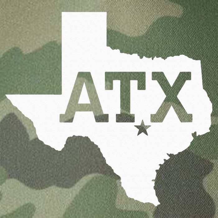 ATX Austin TX Design With Texas Silhouette Legacy Tie Dye Trucker Hat