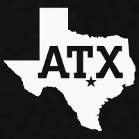ATX Austin TX Design With Texas Silhouette Ladies PosiCharge Tri-Blend Wicking Tank