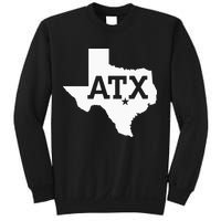 ATX Austin TX Design With Texas Silhouette Sweatshirt